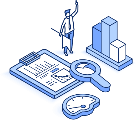 Charts and meter data on clipboard enabling a clear decision